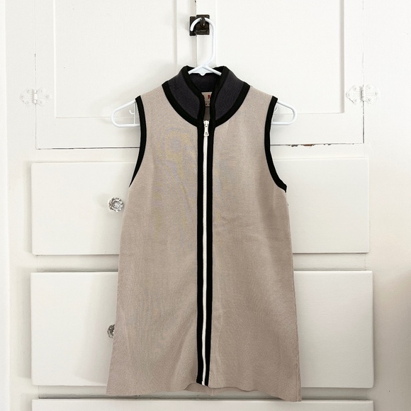Marni Sleeveless Zip Up Stretch Knit Top w/ Stand Up Collar Size 6 - Picture 1 of 7